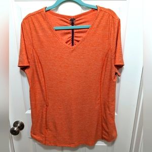 Duluth Trading Co Orange Women's Armachillo Short sleeve shirt XL